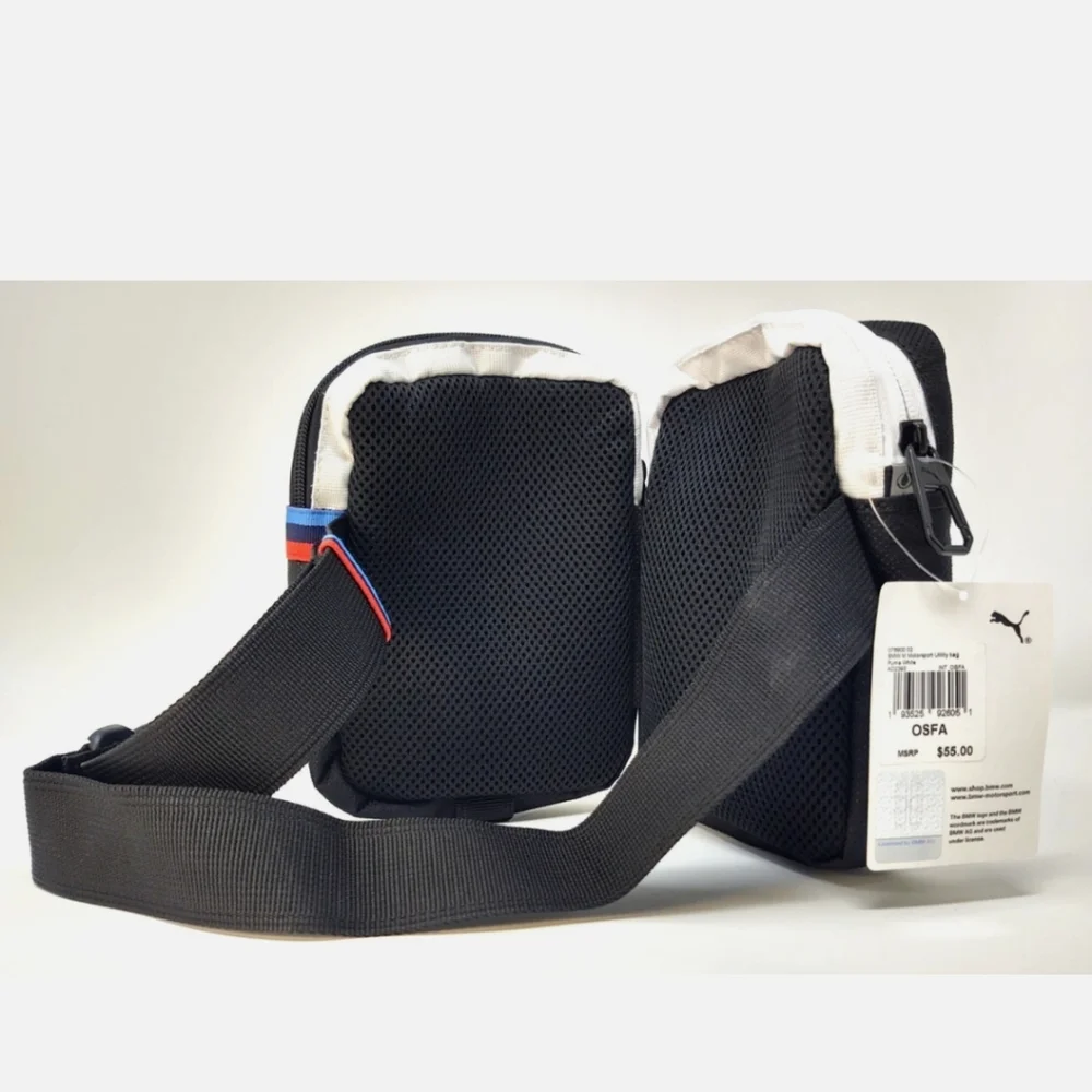 NWT Men's Puma x BMW Motorsport Double Portable Waist Bag - Picture 12 of 16
